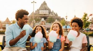 A family enjoying Canada's Wonderland, making the most of one of the best family theme park packages in Canada for 2025.
