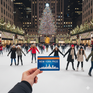 NYC Christmas skating Rockefeller Rink New York Pass