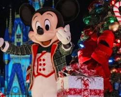 Mickey's Very Merry Christmas Party festive parade at Magic Kingdom