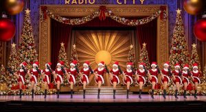The Radio City Rockettes performing their Christmas Spectacular show.