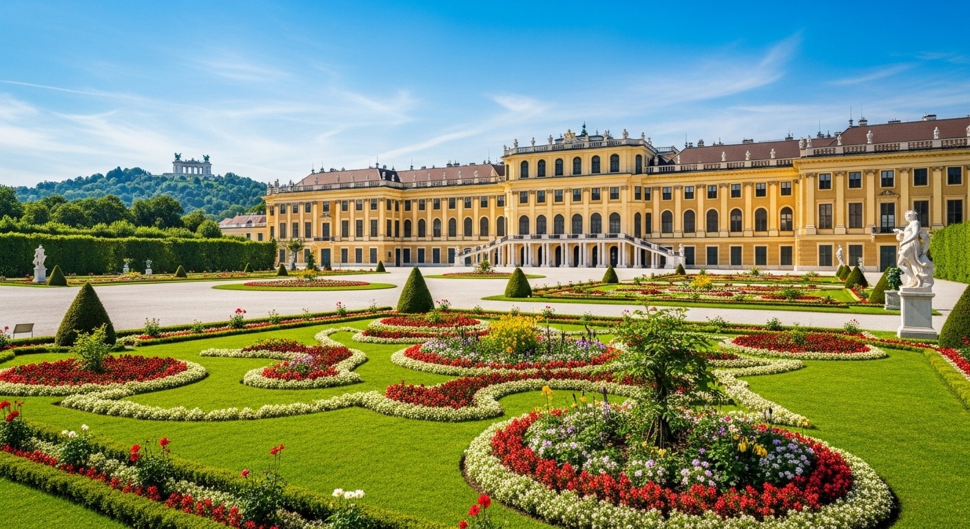 A guide to maximize your savings with a Vienna Pass 3 day itinerary, featuring Schönbrunn Palace.