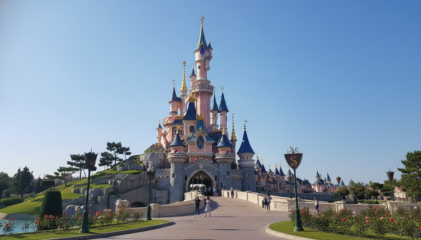 Disneyland Paris castle, an important part of the tokyo vs paris disney cost analysis.