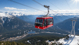 The Peak 2 Peak Gondola, one of the top things to do in Whistler.