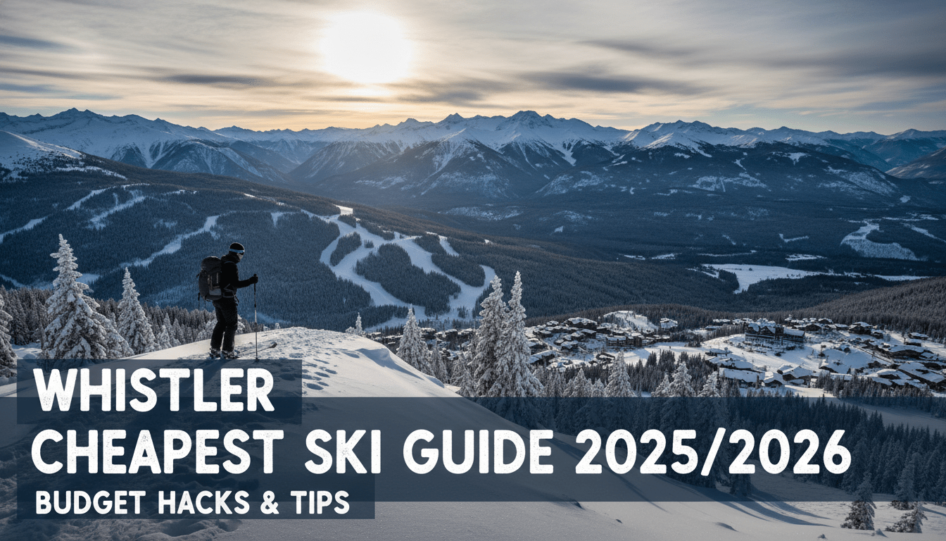 Cheapest Way to Ski Whistler 2025/2026: Budget Hacks & Tips