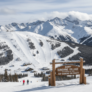 Banff Sunshine Village, one of the top ranking Banff ski areas for snow quality
