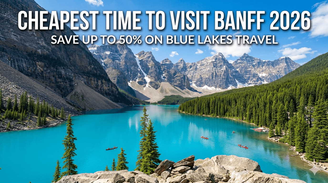 Cheapest Time to Visit Banff 2026-Save 50% on Blue Lakes