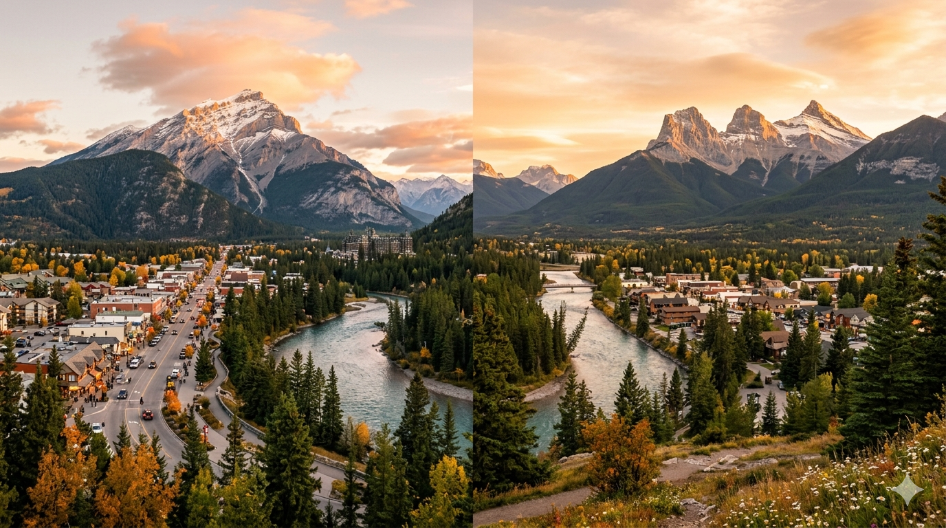 Banff vs Canmore: Where to Stay in 2026