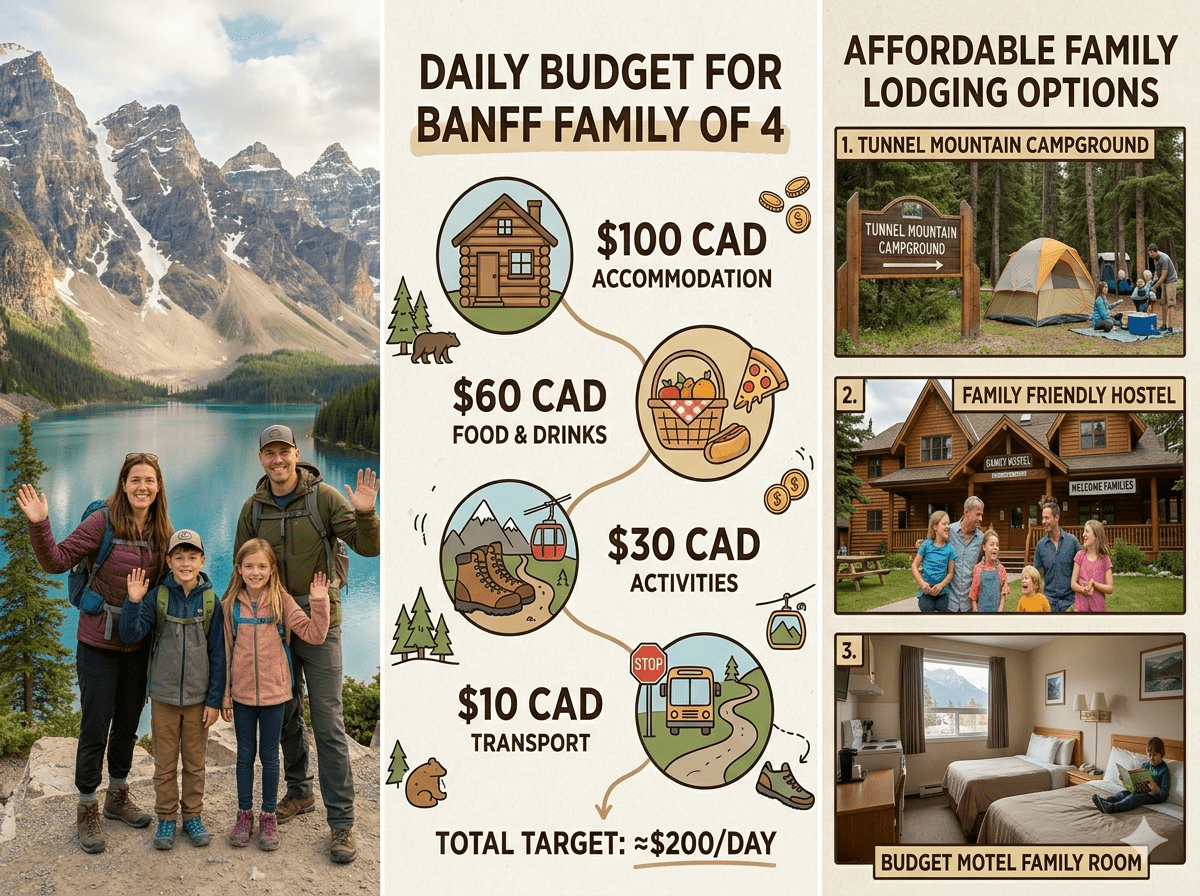 Kid Friendly Banff on $200/Day: Stress‑Free Family Trip